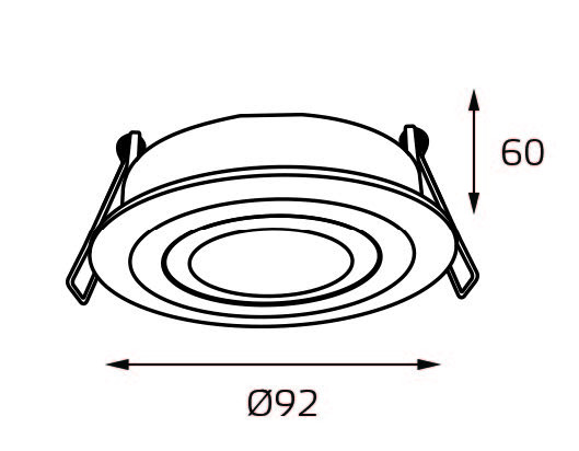 Встраиваемый светильник Italline M02-026019 white изображение 2 Встраиваемый светильник Italline M02-026019 white Фото № 2