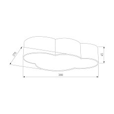 Настенный светильник TK Lighting 4964 Cloud 1