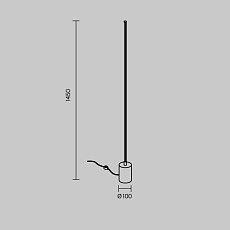 Торшер Maytoni Flow MOD147FL-L20BK1 1