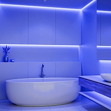 Светодиодный неон Apeyron 10W/m 120LED/m 2835SMD синий 5M 17-303 4