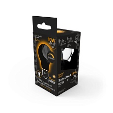 Лампа светодиодная диммируемая Gauss филаментная E27 10W 2700К матовая 102202110-D 3