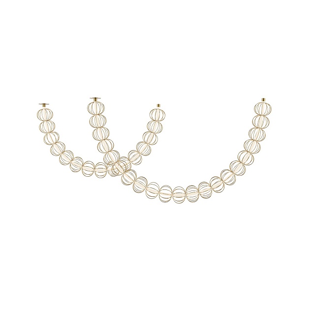 Подвесной светодиодный светильник Maytoni Golden Cage MOD216PL-L42G3K Фото № 1