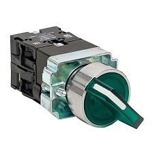 Переключатель BD33 3P c зеленой подстветкой 230В NO EKF PROxima xb2-bk33-g-230