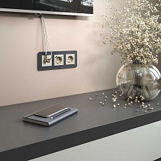 Розетка Werkel TV/RJ-45 6 кат слоновая кость W1181303 4690389174476 2