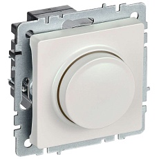BRITE Светорегулятор поворотно-нажимной 600Вт СС10-1-0-БрЖ жемчуг IEK BR-D20-0600-K36