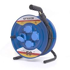 Удлинитель Stekker Professional 4гн 50м с/з PRF02-41-50 39297 1