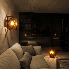 Уличный светильник Elektrostandard Ambra 35133/S черный a056234 1