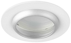 Светильник встраиваемый алюминиевый ЭРА KL109 WH/SL под лампу MR16 GU5.3 белый/серебро матовый Б0061829 4