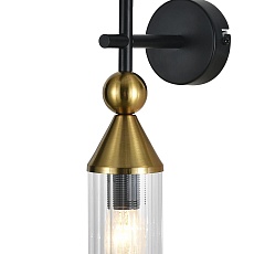 Бра Indigo Torazzo 13037/1W Black V000530 1