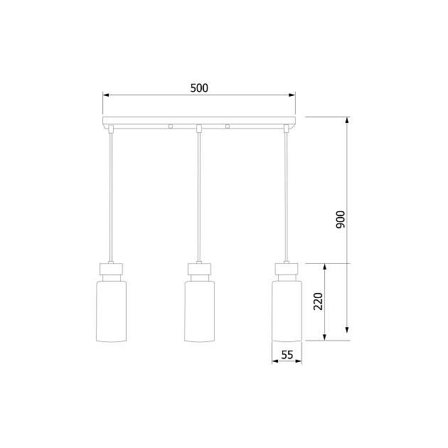 Подвесной светильник Eurosvet Amado 50115/3 черный Фото № 2
