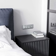 Выключатель Werkel двухклавишный серебро W1120065 4690389195686 2