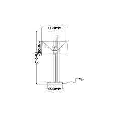 Настольная лампа Vele Luce Notte VL1314N01 1