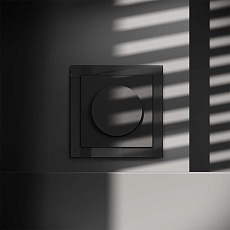 Светорегулятор встраиваемый Voltum S70 поворотно-нажимной 600 Вт, (черный матовый) VLS070308 3