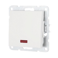 Переключатель LK Studio 1-кл., на 2 направления, c индикатором (схема 6L) 16 A, 250 B (белый) LK60 860404-1 1