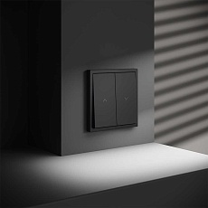 Выключатель встраиваемый S70 для жалюзи 10А, (графит) Voltum VLS020707 4