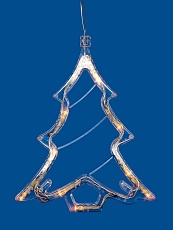 Подвесной светодиодный светильник «Ёлочка» Uniel ULD-H1620-010/STA/3AAA Warm White IP20 Xmas Tree UL-00007254 5