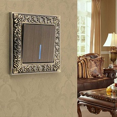 Клавиша для выключателя c подсветкой Werkel бронзовый W1119112 4690389161636 2