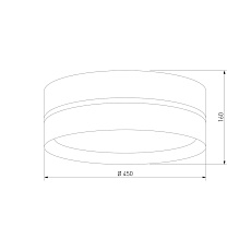Потолочный светильник TK Lighting 6577 Linobianco 1
