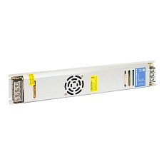 Блок питания интерьерный ELF, 12В, 300Вт, ультратонкий металлический перфорированный корпус с кулеро ELF-12300BEultra-JH