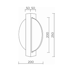 Настенный cветильник LED4U L7366-2 BS 4