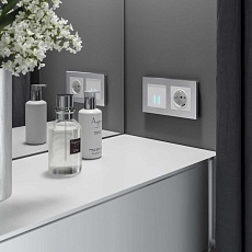 Рамка на 2 поста Werkel Aluminium алюминий W0021706 4690389158032 5