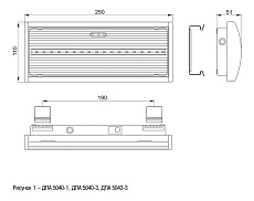 Аварийный светодиодный светильник IEK ДПА 5040-3 LDPA0-5040-3H-K01 1