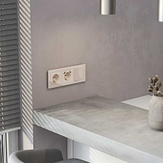 Накладка для розетки USB Werkel белый акрил W1179543 4690389197215 1