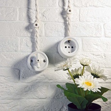 Ретро кабель Werkel витой трехжильный 2,5 мм белый W6453301 4690389165603 1