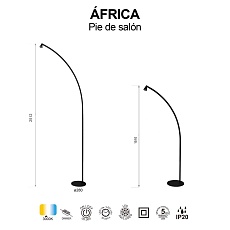 Торшер Mantra Africa 9416 5