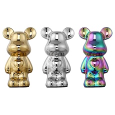 Статуэтка настольная ArtHomeDecor FUNNY BEAR 6652 SILVER 1