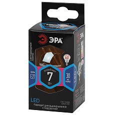 Лампа светодиодная филаментная ЭРА E27 7W 4000K золотая F-LED P45-7W-840-E27 gold Б0047019 1