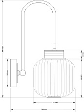 Настенный светильник KUTEK ALBA ALB-K-1(Z) 2