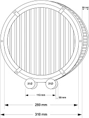Настольный светильник KUTEK LAURIA LAU-LG-2(ZM) 1