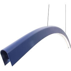 Подвесной светодиодный светильник Mizi'en Slim MZ31505-1200B-blue 2