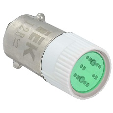 Лампа сменная зеленая матрица/12В IEK BMS10-012-K06