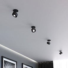 Встраиваемый светодиодный светильник Elektrostandard Only 25089/LED 6W 4000K черный a064253 3