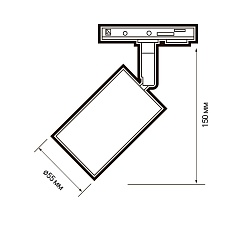 Трековый светильник Jazzway PTR 26 5038035A 2