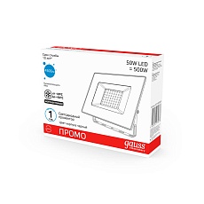 Прожектор светодиодный Gauss Elementary Промо 50W 6500К 613100350P 3