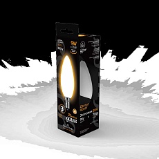 Лампа светодиодная филаментная Gauss E14 9W 3000К матовая 103201109 1