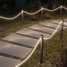 Комплект светодиодного НЕОНа Apeyron 220В, 6Вт/м, 300лм/м, 3000К, smd 2835, 144д/м, круглый d=14, 10м, IP65 (сетевой шнур, заглушка, крепеж - 10шт) 10 4