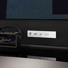 Заглушка Voltum S70 с суппортом, (белый глянцевый) VLS080101 2