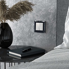 Выключатель двухклавишный Werkel с подсветкой белый матовый W1120161 4690389184666 5