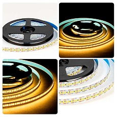 Светодиодная лента OGM 19,2W/m 240LED/m 2835SMD теплый белый 5M LSE-265 2