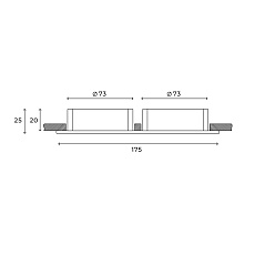 Встраиваемый светильник Hesby Lighting Hesby Breeze IP20,50Вт, GU10, белый HSBL_0098 2