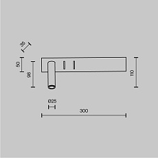 Настенный светодиодный светильник Maytoni Comodo C031WL-L8W3K 2