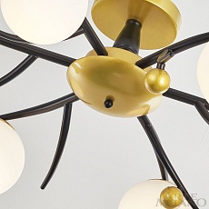 Потолочная люстра Arte Milano Neapolis73408 273408/6 BK/GD 3