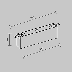 Короб для блока питания Maytoni Outdoor Elasity IP O-TR001-BX-W 5