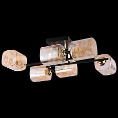 Потолочная люстра Reluce 72108-0.3-06 BK+FGD 5