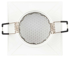 Светильник встраиваемый алюминиевый ЭРА KL110 WH/SL под лампу MR16 GU5.3 белый/серебро матовый Б0061532 4