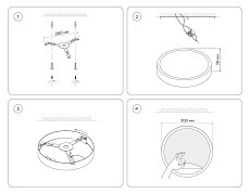 Настенно-потолочный светодиодный светильник Ambrella light Wallers Wall FW11132 1